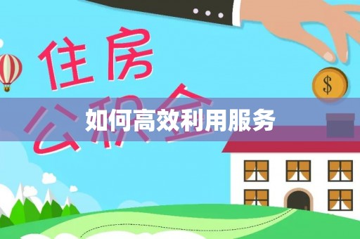 福田如何高效利用服务