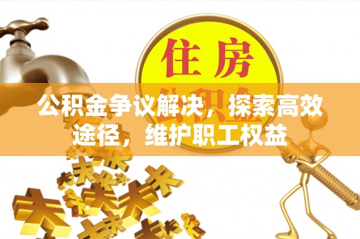 福田公积金争议解决，探索高效途径，维护职工权益
